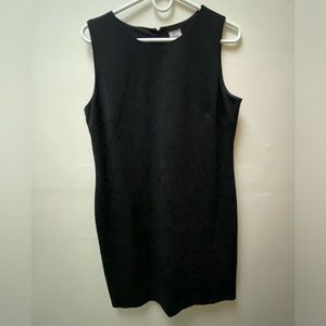 CHICOS Black Sheath Dress Sz 1